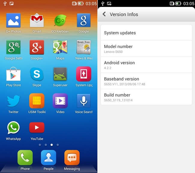Lenovo S650