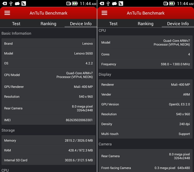 Lenovo S650