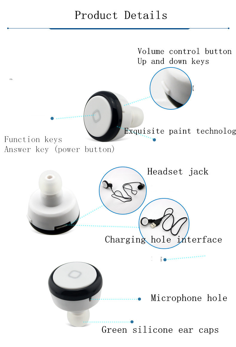 Mini Bluetooth in ear headset