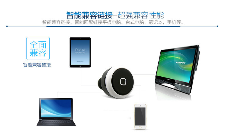 Mini Bluetooth in ear headset