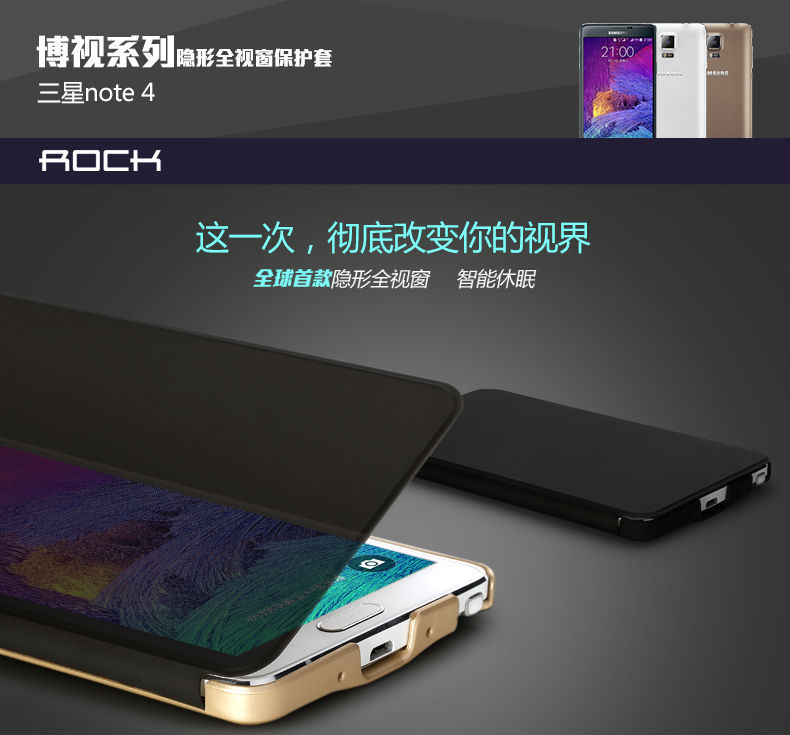 ROCK Dr.V See Through Flip Case Cover for Samsung Galaxy S6