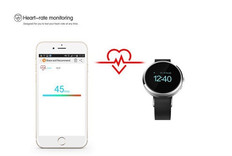 D360 Pedometer Sports Smartwatch