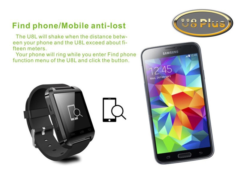U Watch U8 Plus Smart Bluetooth Watch