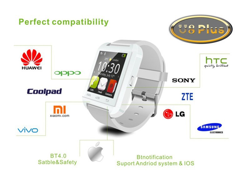 U Watch U8 Plus Smart Bluetooth Watch
