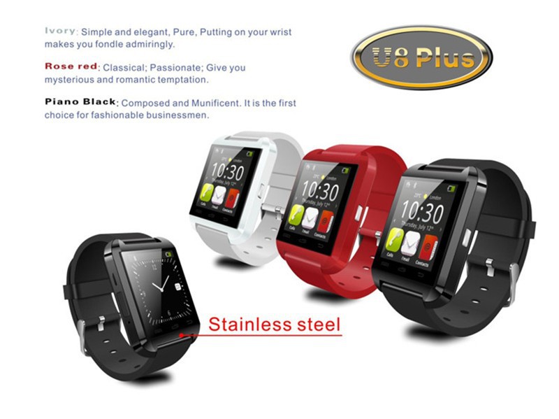 U Watch U8 Plus Smart Bluetooth Watch