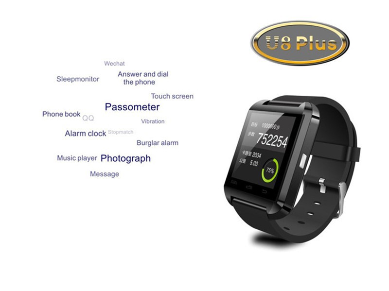 U Watch U8 Plus Smart Bluetooth Watch