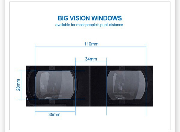 RITECH Virtual Reality VR 3D Glasses II