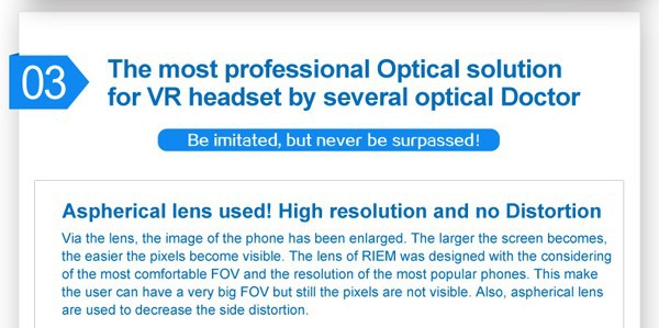 RITECH Virtual Reality VR 3D Glasses II
