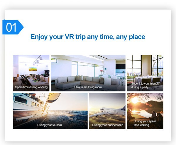 RITECH Virtual Reality VR 3D Glasses II