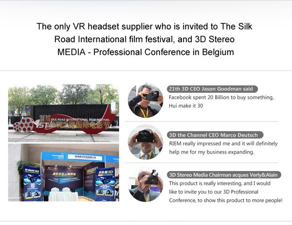 RITECH Virtual Reality VR 3D Glasses II