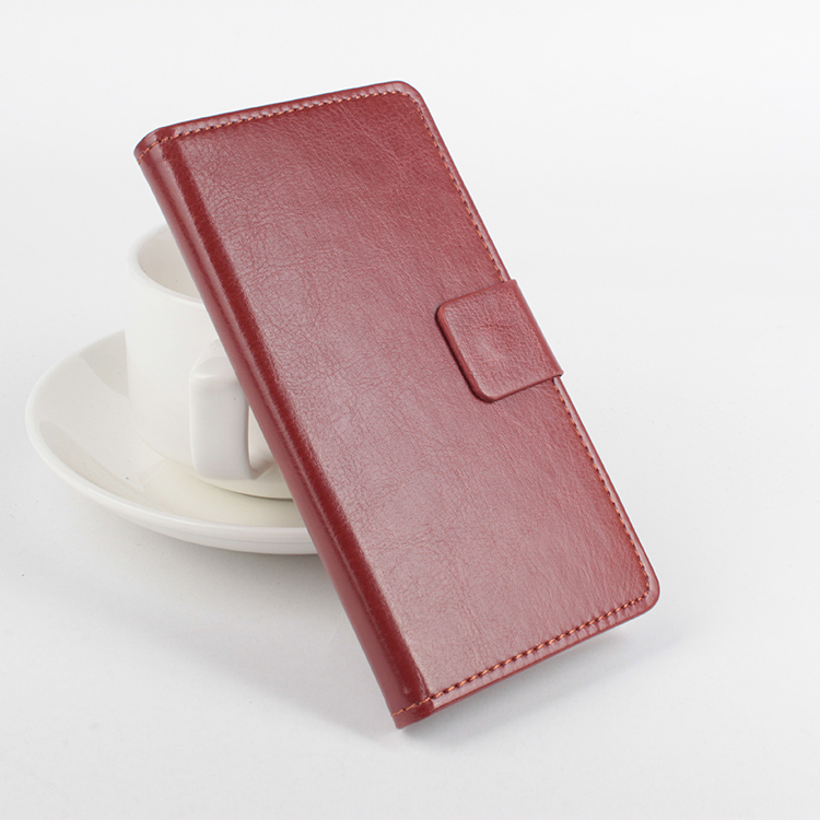 Leather Flip Cover Case Protective Case Stand for MEIZU MX5 Smartphone