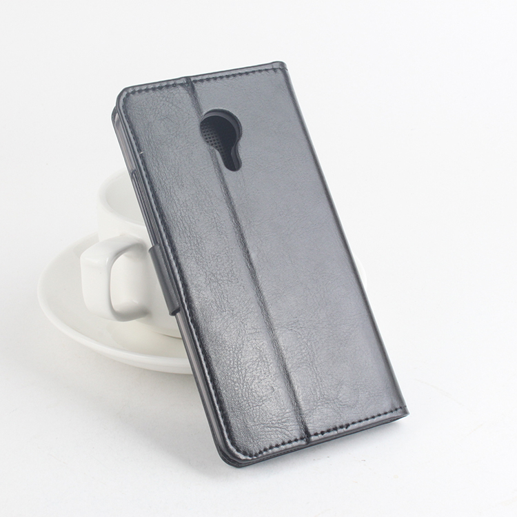 Leather Flip Cover Case Protective Case Stand for MEIZU MX5 Smartphone