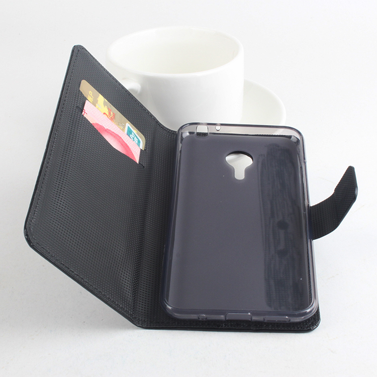 Leather Flip Cover Case Protective Case Stand for MEIZU MX5 Smartphone