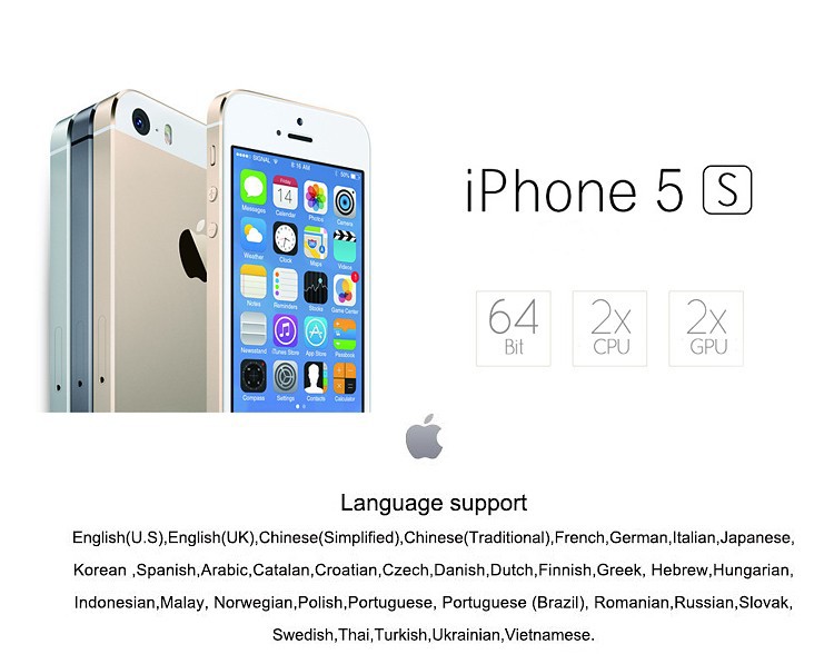 Apple iPhone 5S  iPhone5s