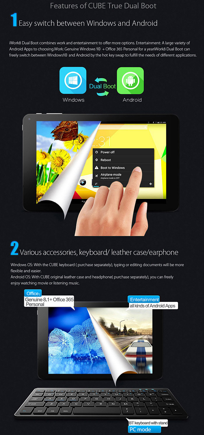 Cube iwork8 Tablet PC