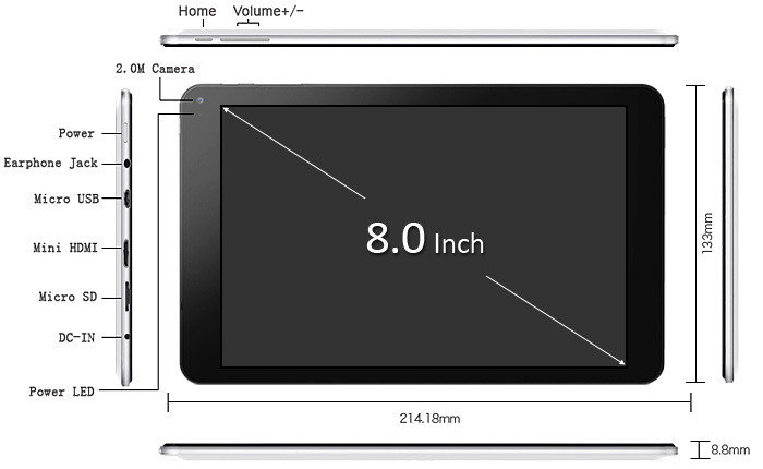 Cube iwork8 Tablet PC