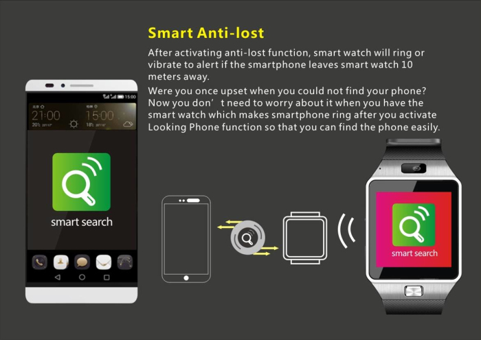 DZ09 Smart Watch Phone
