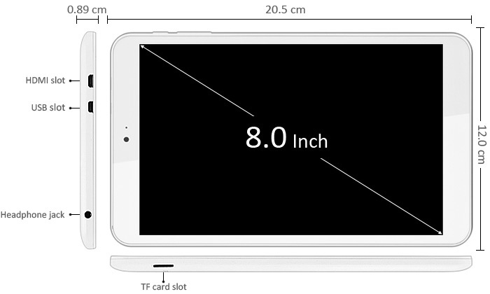 Onda V820W CH Tablet PC
