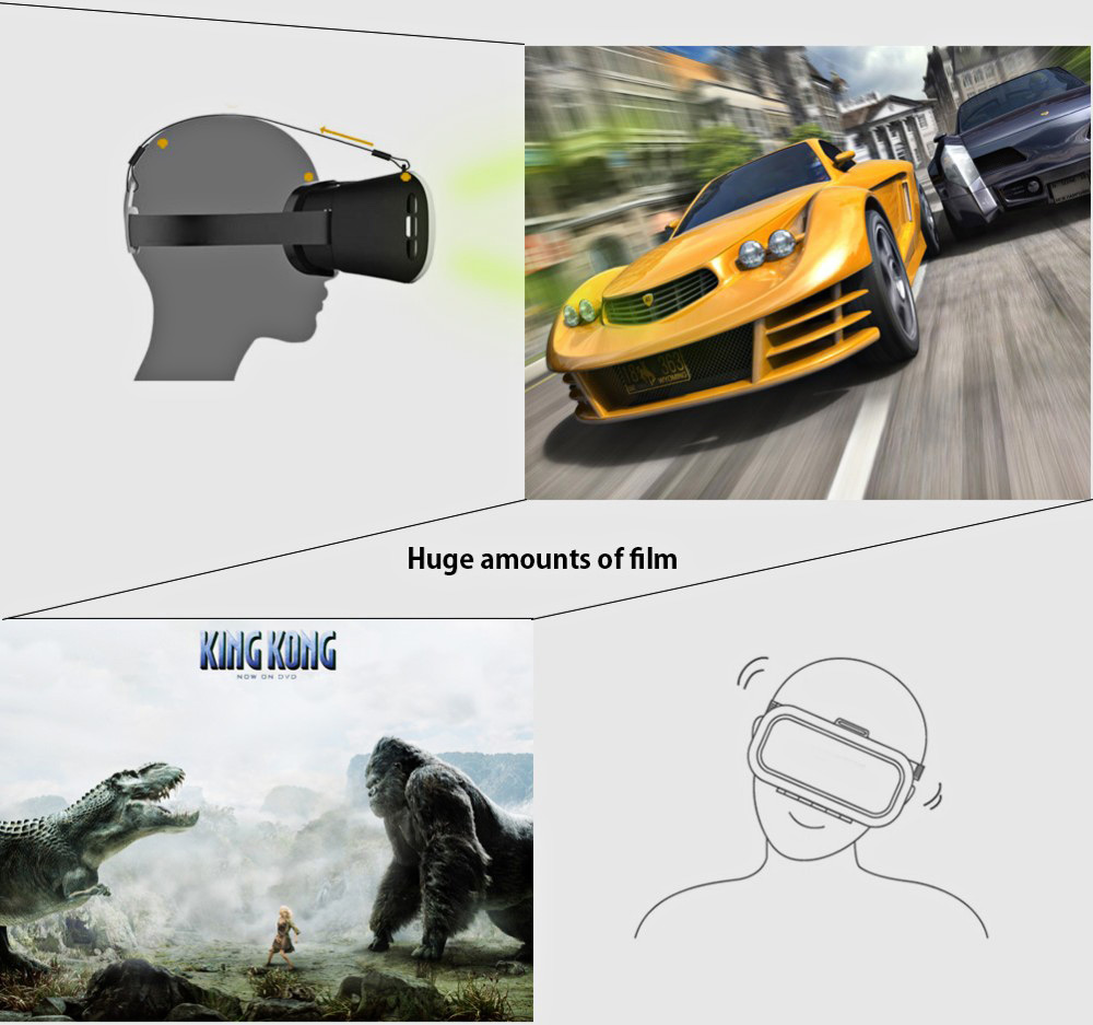 Xiaozhai II 3D Virtual Reality VR Glasses