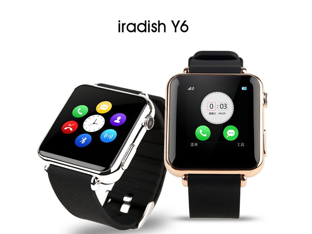 iradish Y6 Smartwatch Phone