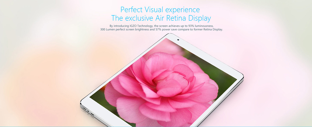 Teclast X98 Plus Tablet PC Intel Cherry Trail Z8300 64bit Quad Core 1.84GHz with 9.7 inch QXGA IPS Retina Screen Windows 10 64GB ROM Cameras