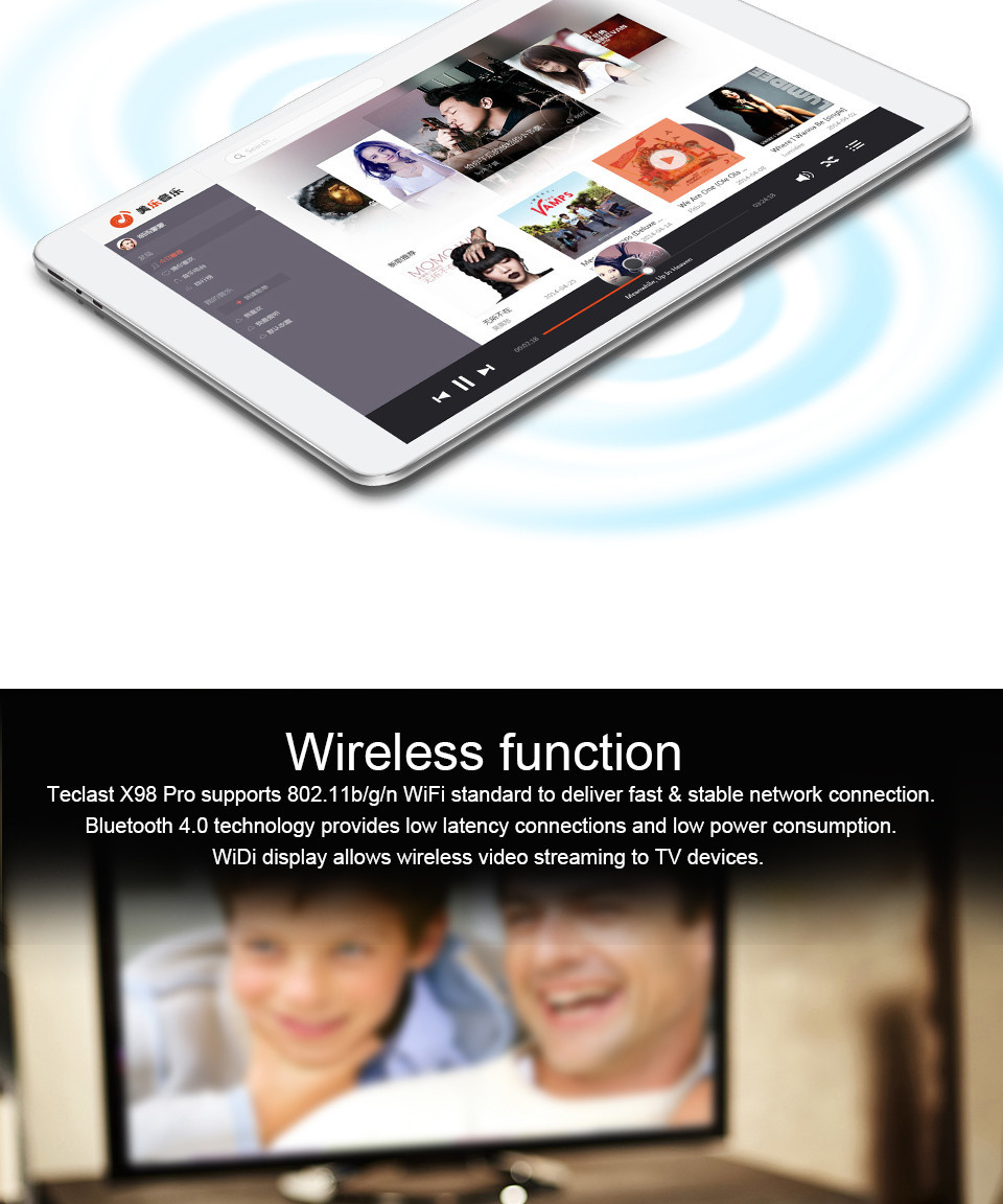 Teclast X98 Pro Dual OS Windows 10  Android 5.1 Tablet PC