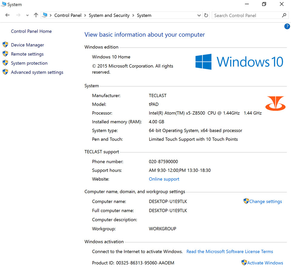 Teclast X98 Pro Dual OS Windows 10  Android 5.1 Tablet PC