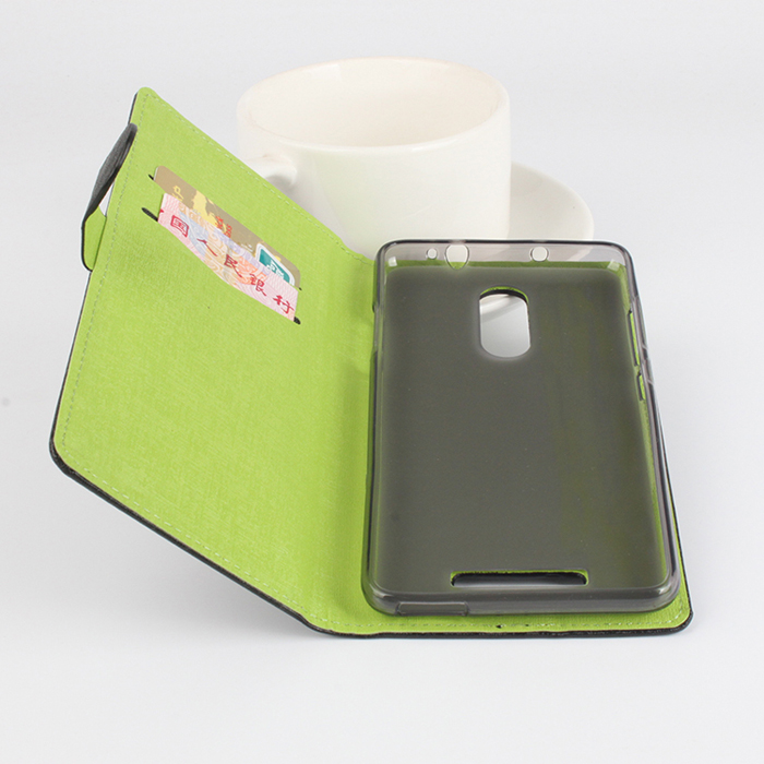 PU Stand Protective Case with Card Slots for XIAOMI REDMI NOTE 3
