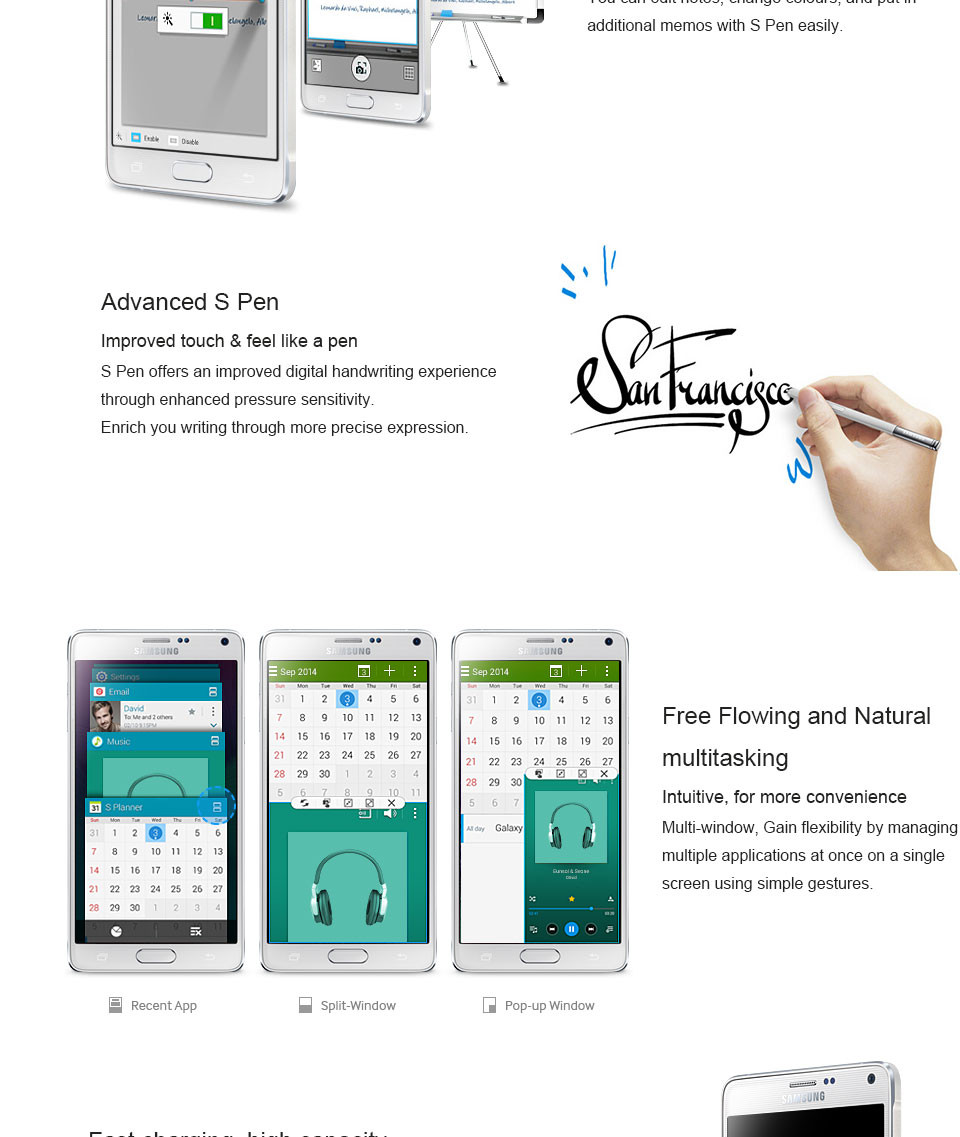 Samsung Galaxy Edge Note4 N910P