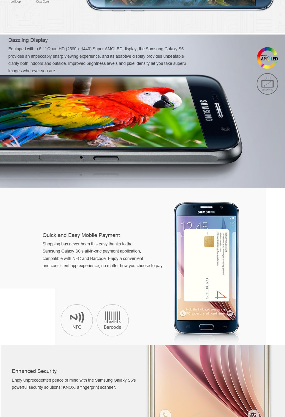 Samsung Galaxy S6 Edge G925P