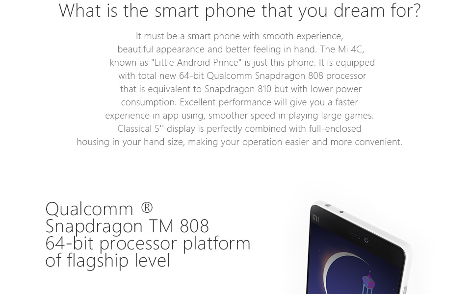 XIAOMI Mi4C MI 4C